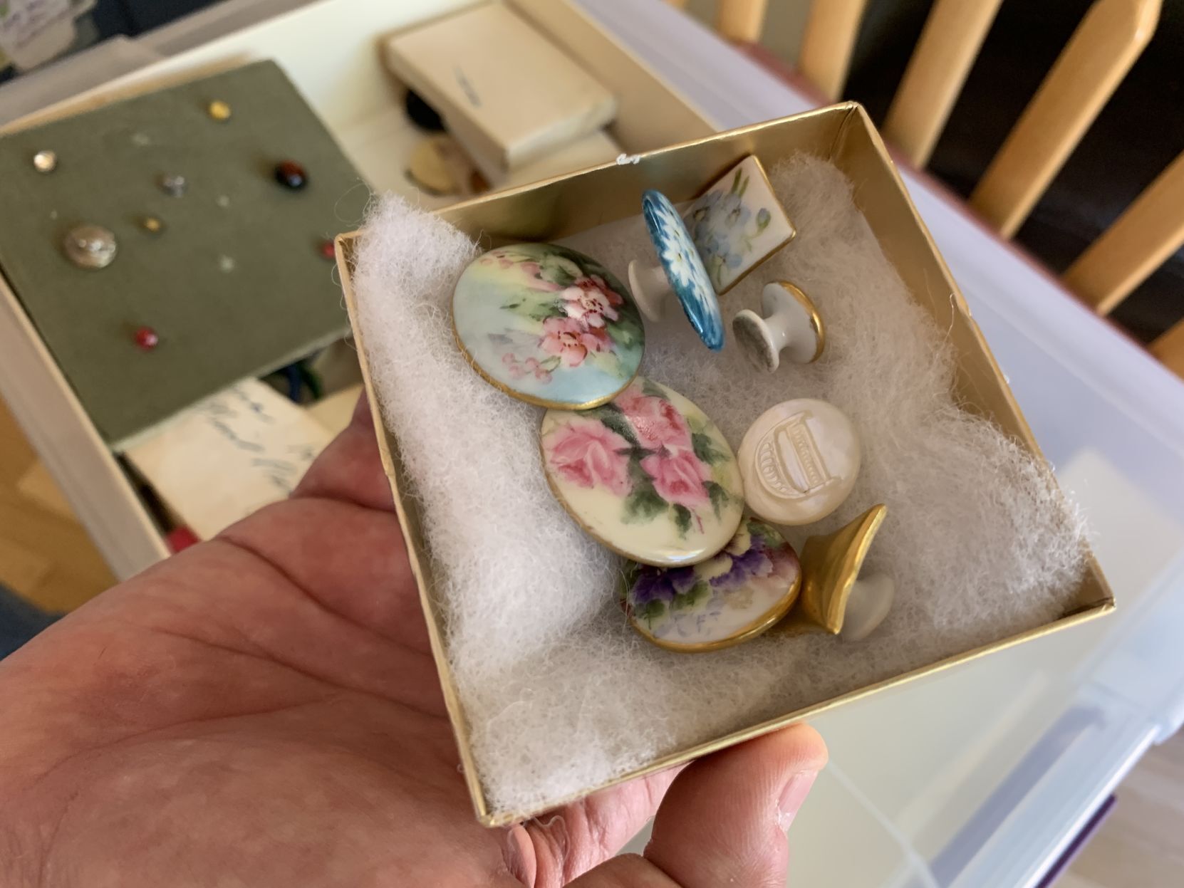 A prized button collection